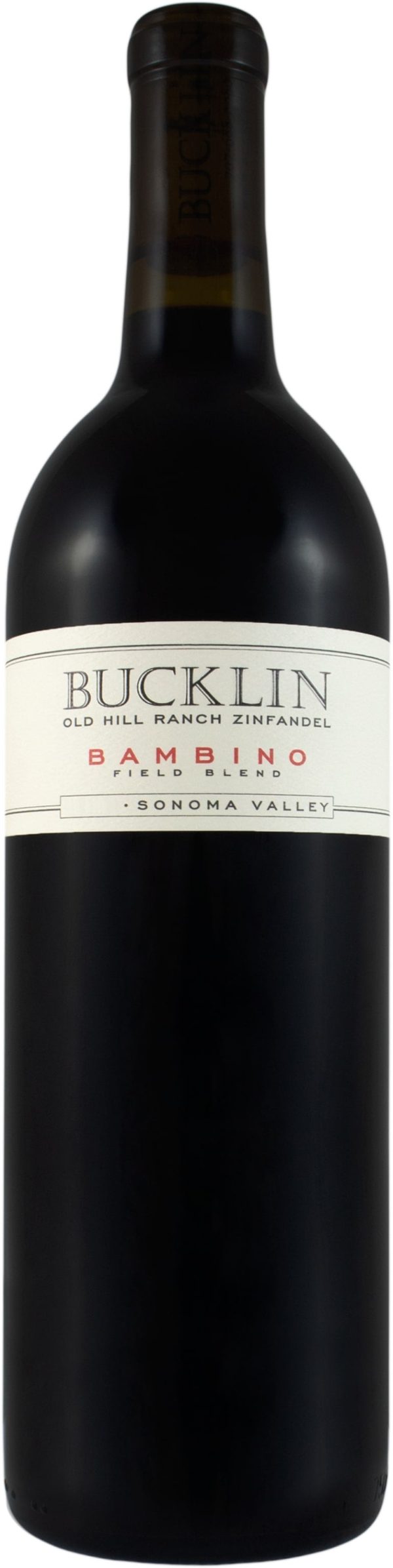 Bucklin Zinfandel Old Hill Ranch  Bambino  Sonoma Valley 2019 Online Sale