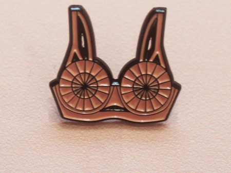 Bullet Bra Enamel Pin For Cheap