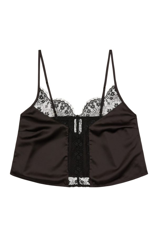 Wolf & Whistle Millie Satin and lace PJ set Discount