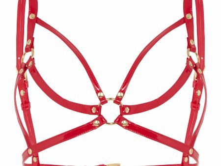 Open Harness Bra Red Hot on Sale