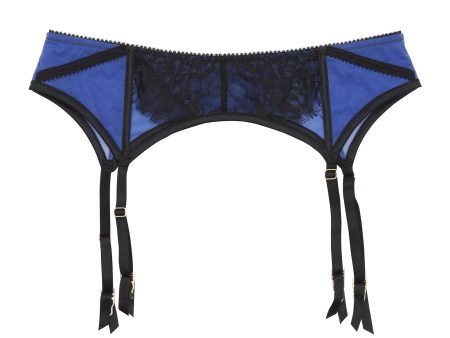 Indigo Lace Picot Suspender Online