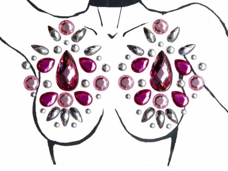 Pink Large Nipple Body Jewels For Discount