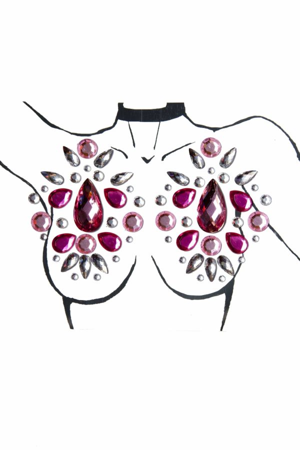 Pink Large Nipple Body Jewels For Discount