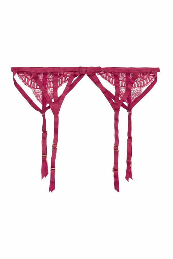 Wolf & Whistle Cecile Lace Strappy Suspender Belt Online Hot Sale