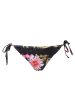 Peek & Beau Floral Print & Crochet Tie Side Brief Sale