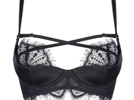 Zora Satin & Lace Demi Push Up Curve Online now