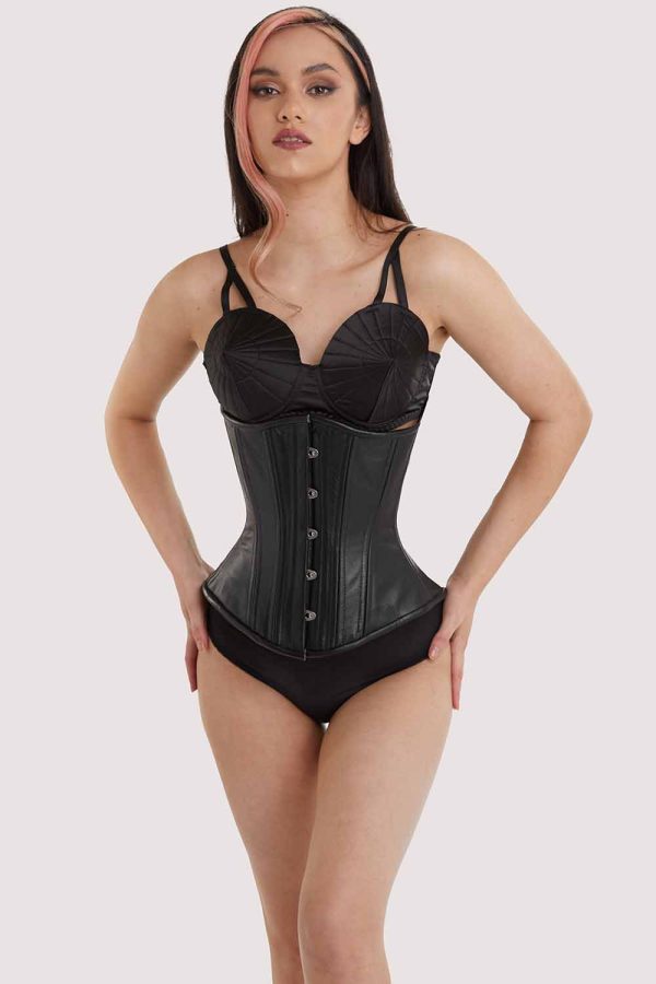 Leather Underbust Corset For Sale