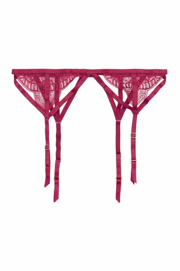 Wolf & Whistle Cecile Lace Strappy Suspender Belt Online Hot Sale