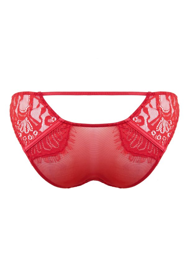 Love Pink Red Ouvert Brief Curve on Sale