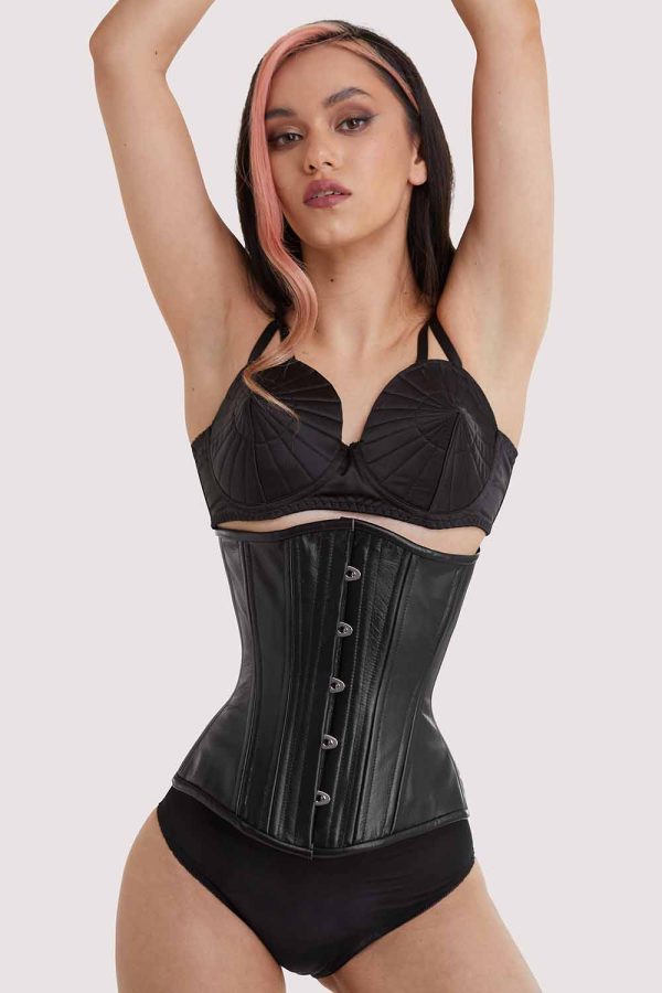 Leather Underbust Corset For Sale