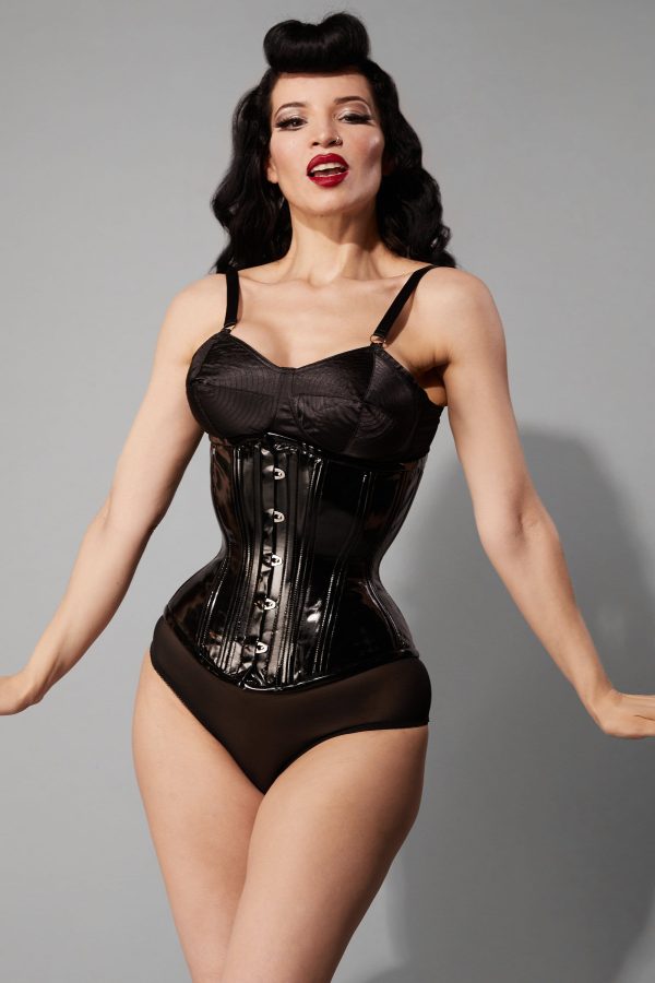 Vinyl Fetish Underbust Corset Discount