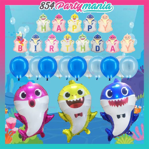 Baby Shark Party Bundle Set (sold by 10 s) Discount