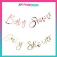 Baby Shower Script Banner (sold by 10 s) Online Sale