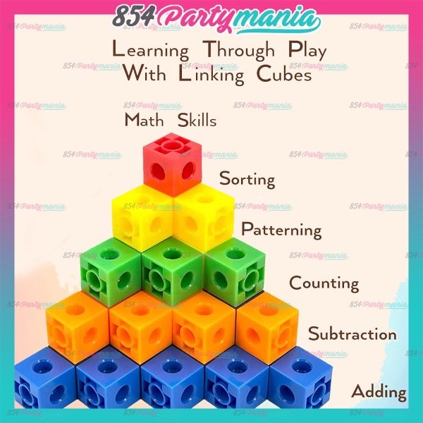 100PCS LINKING CUBES Online Sale