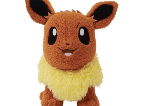 Eevee Curly Fabric Pokémon Plush 25 cm Fashion