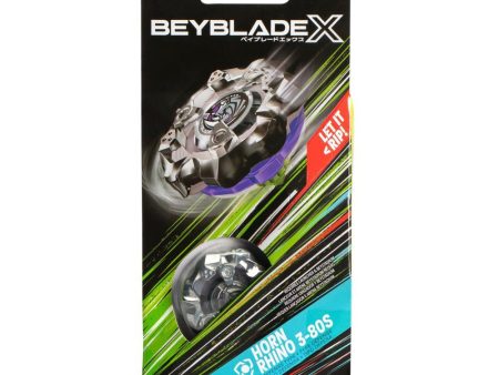 Beyblade X Horn Rhino 3-80S Booster Pack Set with Defense Type Supply