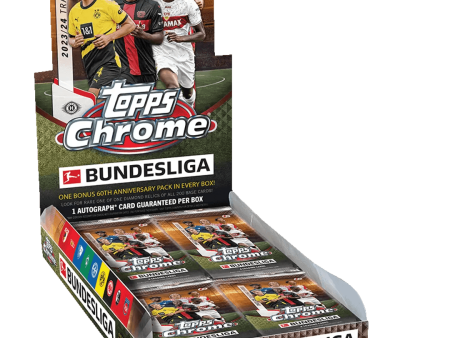 Topps - 2023 24 Chrome Bundesliga Football (Soccer) - Hobby Box on Sale