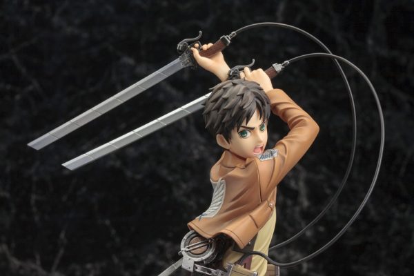 Attack on Titan ArtFX J Eren Yeager Figure (Renewal Package Ver.) 1 8 Scale Online now