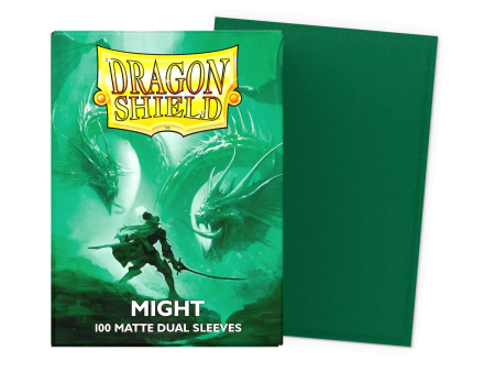 Dragon Shield - Matte Dual Sleeves - Standard Size - 100pk - Might Green Sale