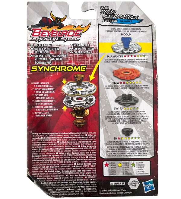 Ninja Salamander   Shinobi Saramanda SW145SD Shogun Steel Zero-G Beyblade SS-02 For Sale