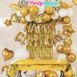 BALLOON GARLAND SETS-CURTAINGOLD-QQL-81 For Sale