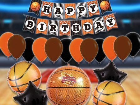 Basketball Party Bundle Set Sports (sold by 10 s) Discount