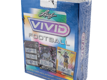 Leaf Trading Cards - 2024 Leaf Vivid American Football (NFL) - Hobby Box For Cheap