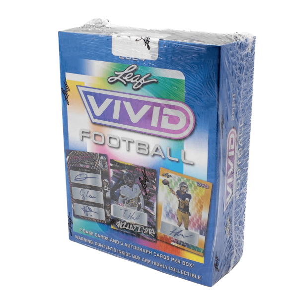 Leaf Trading Cards - 2024 Leaf Vivid American Football (NFL) - Hobby Box For Cheap