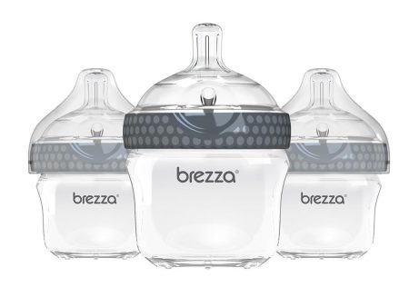 Baby Brezza Natural Bottle 5 oz, 3 pack Hot on Sale