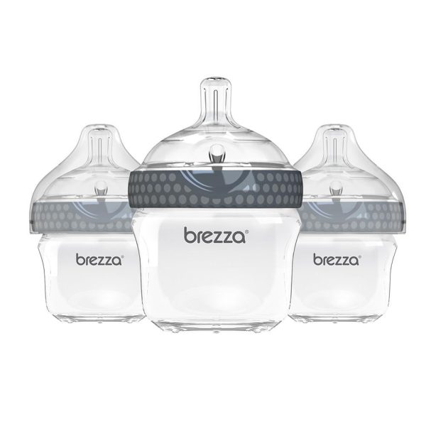 Baby Brezza Natural Bottle 5 oz, 3 pack Hot on Sale