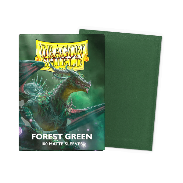 Dragon Shield - Matte Sleeves - Standard Size - 100pk - Forest Green For Cheap