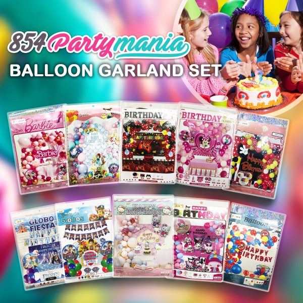 BALLOON GARLAND SETS 2024 CHARACTERS Hot on Sale