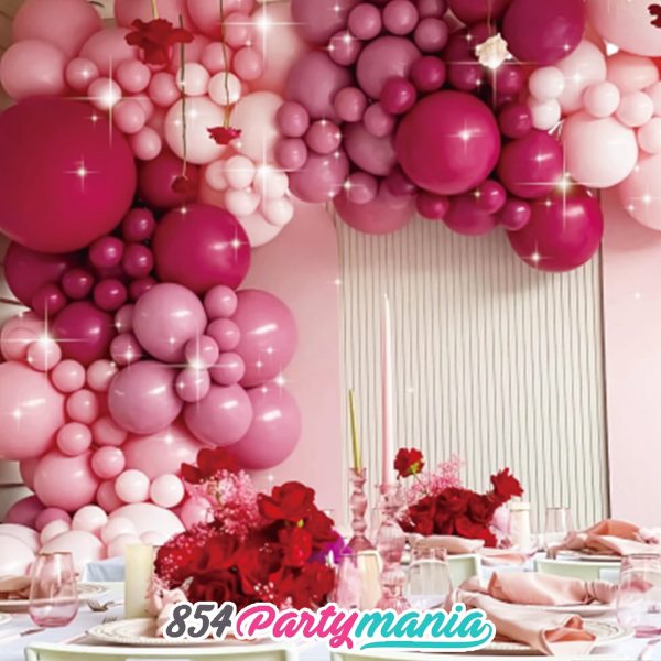 BALLOON GARLAND SETS-RUBYRED-QQL-125 Hot on Sale