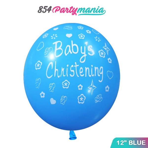 BABY CHRISTENING FULLPRINT PROLATEX BALLOONS Discount