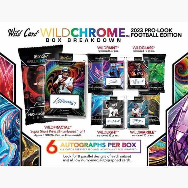 Wild Card - 2023 WildChrome Pro-Look American Football (NFL) - Hobby Box Discount