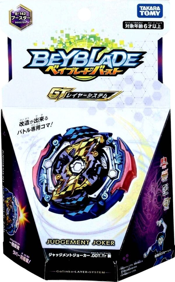 IN STOCK  Beyblade Burst B-142  GT Judgement Joker  00 Turn Trick Zan on Sale