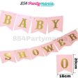 Baby Shower Banner gold print (sold by 12 s) For Cheap