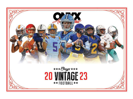 Onyx Authenticated - 2023 Onyx Vintage American Football (NFL) - Hobby Box on Sale