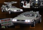 Back to the Future MMS260 DeLorean Time Machine 1 6th Scale Collectible Vehicle Sale