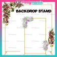 BACKDROP BALLOON STAND GOLD For Discount