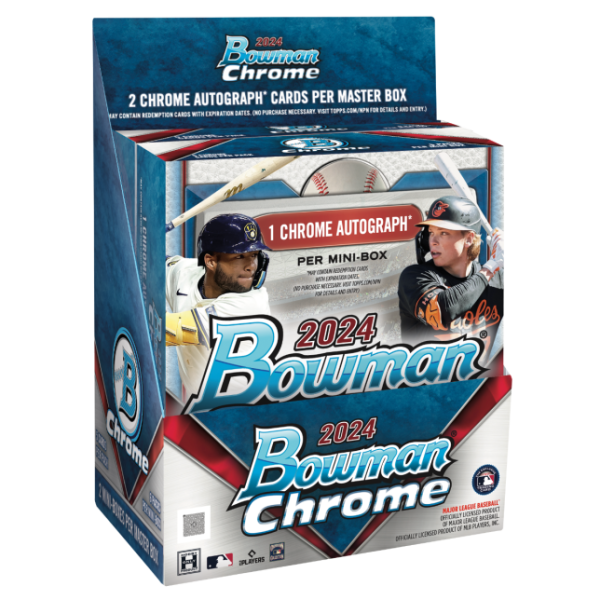 Topps - Chrome Bowman Baseball 2024 - Hobby Box For Discount