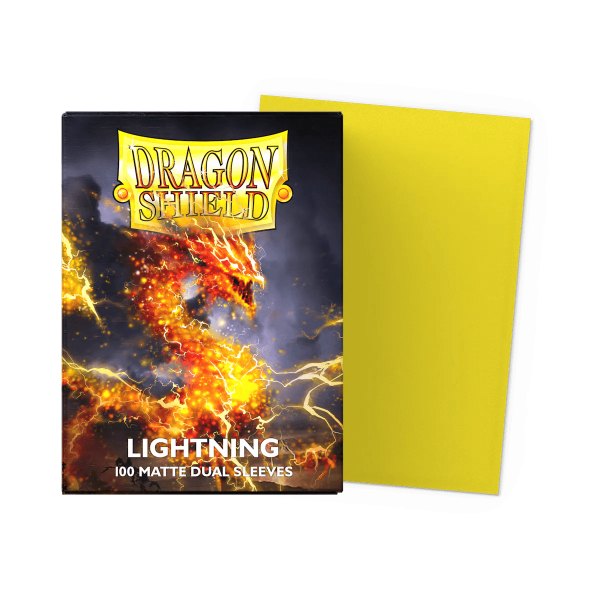 Dragon Shield - Matte Dual Sleeves - Standard Size - 100pk - Lightning Sale