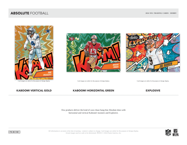 Panini - 2024 Absolute American Football (NFL) - Hobby Box For Cheap