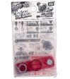 Custom Metal Stone Beyblade Face Bolts, Flame Red BBG-14 Online Sale