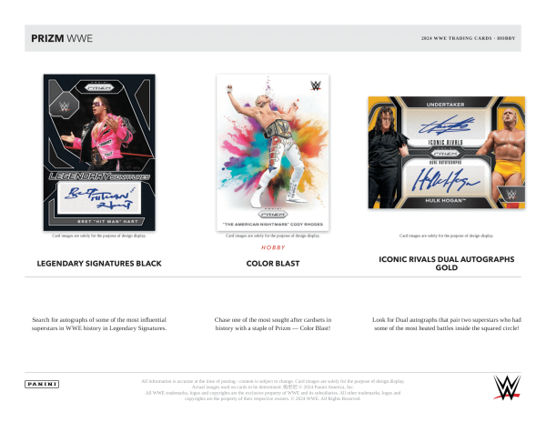 Panini - 2024 Prizm WWE Wrestling - Hobby Box (12 Packs) on Sale