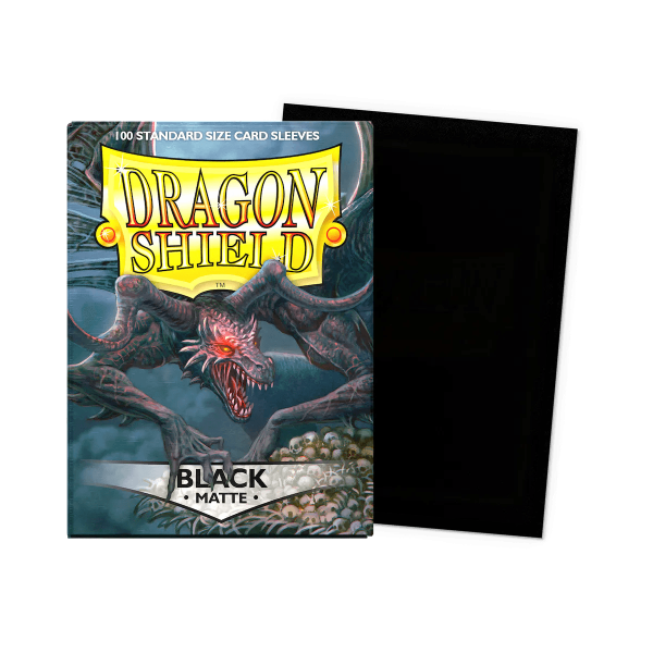 Dragon Shield - Matte Sleeves - Standard Size - 100pk - Black Online now