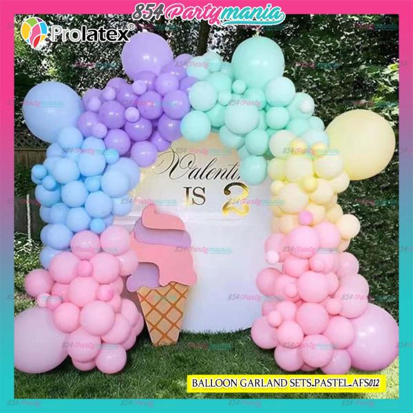 BALLOON GARLAND SET PASTEL AFS012 (sold by10 s) Fashion