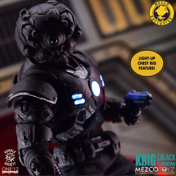 One:12 Mezco Krig the Black Spartan Toyz Fair 2021: Exclusive Online now