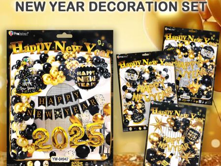 2025 NEW YEAR BALLOON GARLAND SETS For Cheap