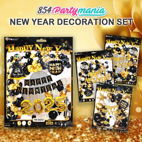 2025 NEW YEAR BALLOON GARLAND SETS For Cheap